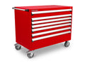 7-Drawer Tool Cabinet, Red (48 W x 27 D x 41.5 H in.)