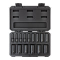 3/8 Inch Drive Deep 6-Point Impact Socket Set with Case, 15-Piece (1/4 - 1 in.)