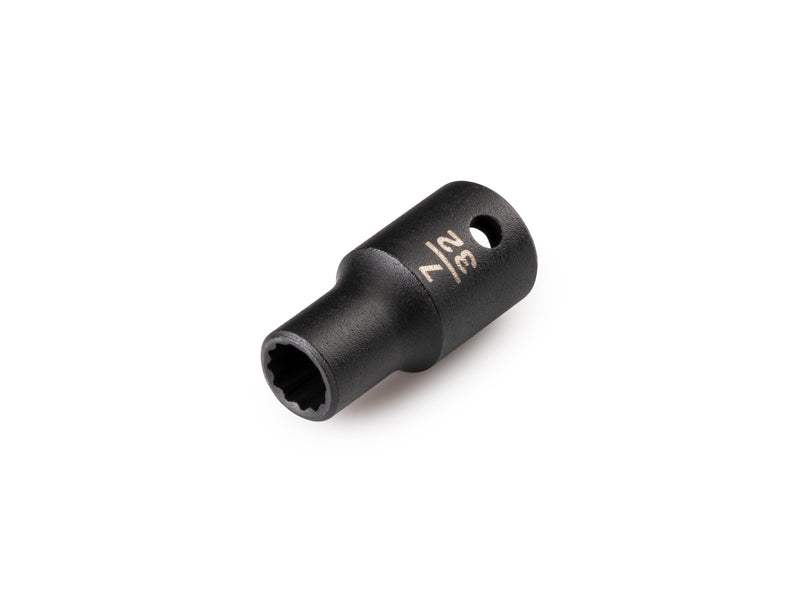 1/4 Inch Drive x 7/32 Inch Shallow 12-Point Impact Socket