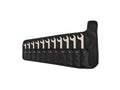 Angle Head Open End Wrench Set with Roll, 11-Piece (3/8 - 1 in.)