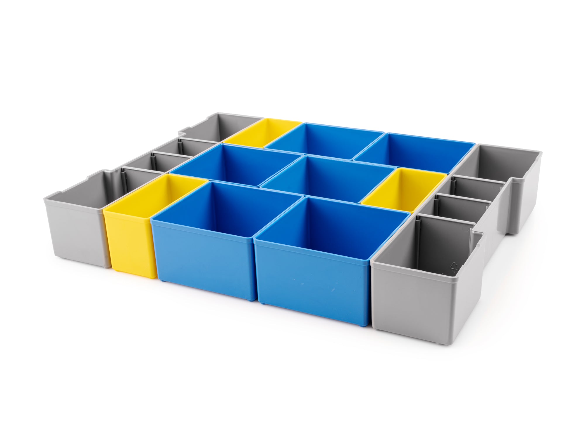 Organizer Bin Set for Shallow Stacking Tool Box, L-BOXX 1 (11-Piece)