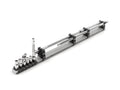 1/4 Inch Drive Extension and Accessory Set with Rail (9-Piece)