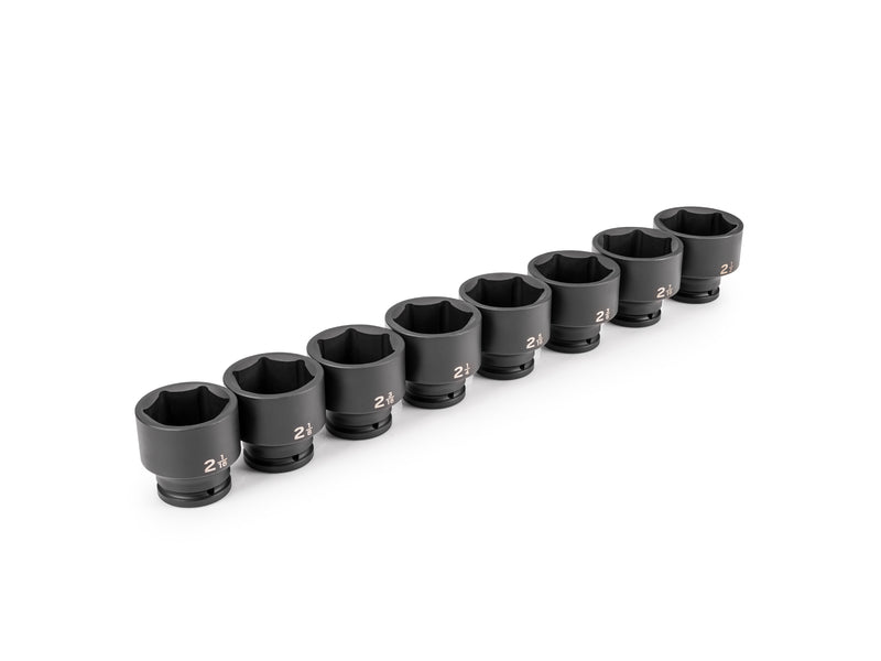 3/4 Inch Drive Shallow 6-Point Impact Socket Set, 8-Piece (2-1/16 - 2-1/2 in.)