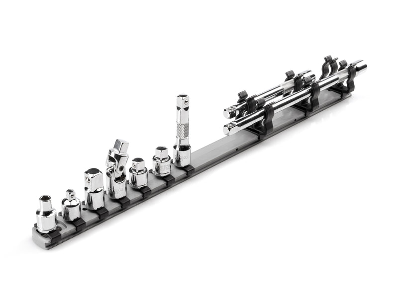 3/8 Inch Drive Extension and Accessory Set with Rail (9-Piece)