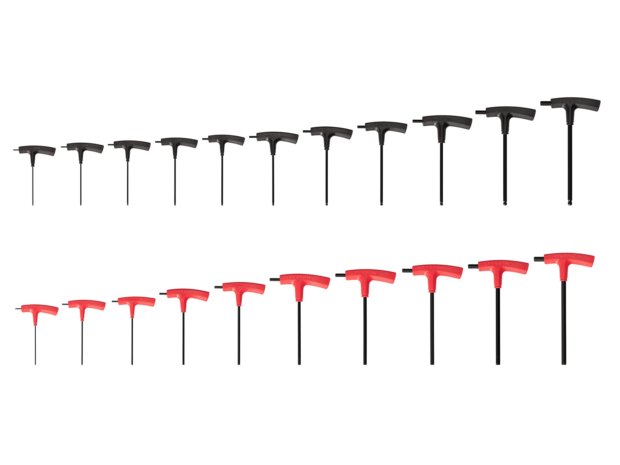 Flat End Hex T-Handle Key Set, 21-Piece (5/64 - 3/8 in., 2 - 10 mm)
