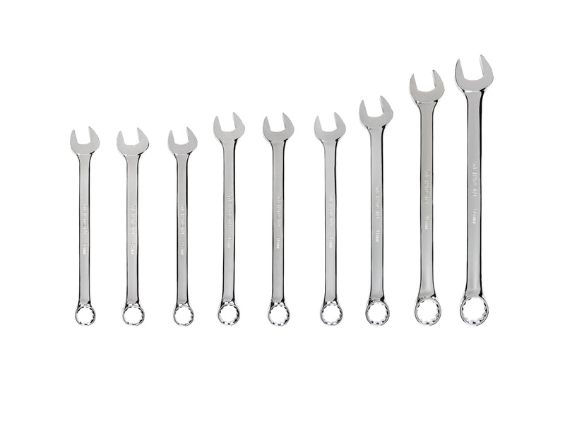 Combination Wrench Set, 9-Piece (33-50 mm, Common Sizes)