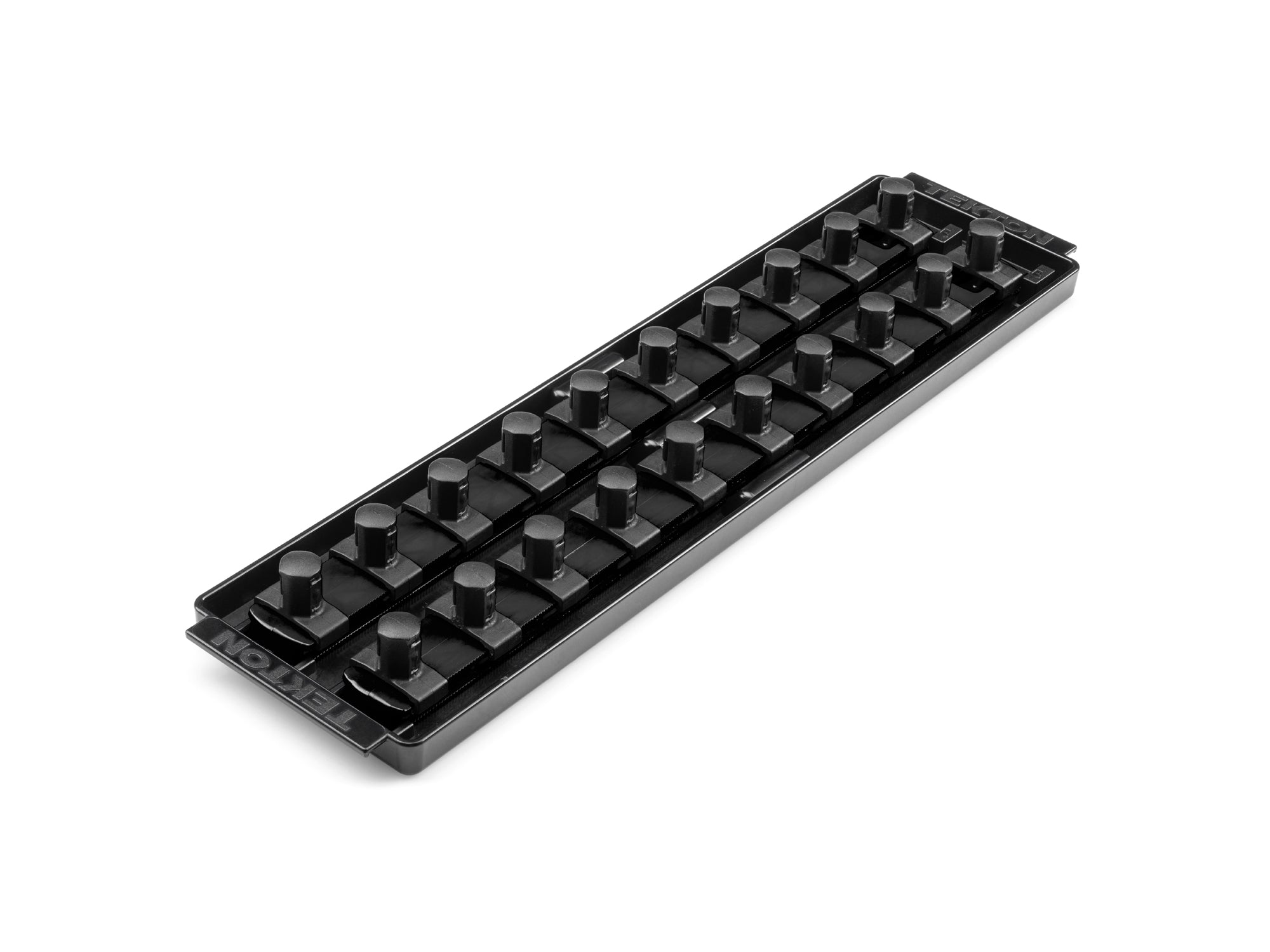 1/2 Inch Drive 2-Rail Socket Organizer Set, Black (20-Tool)