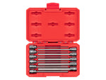 3/8 Inch Drive Long Hex Bit Socket Set with Case, 11-Piece (3 - 10 mm)