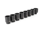 1/2 Inch Drive Deep 6-Point Impact Socket Set, 8-Piece (1-9/16-2 in.)