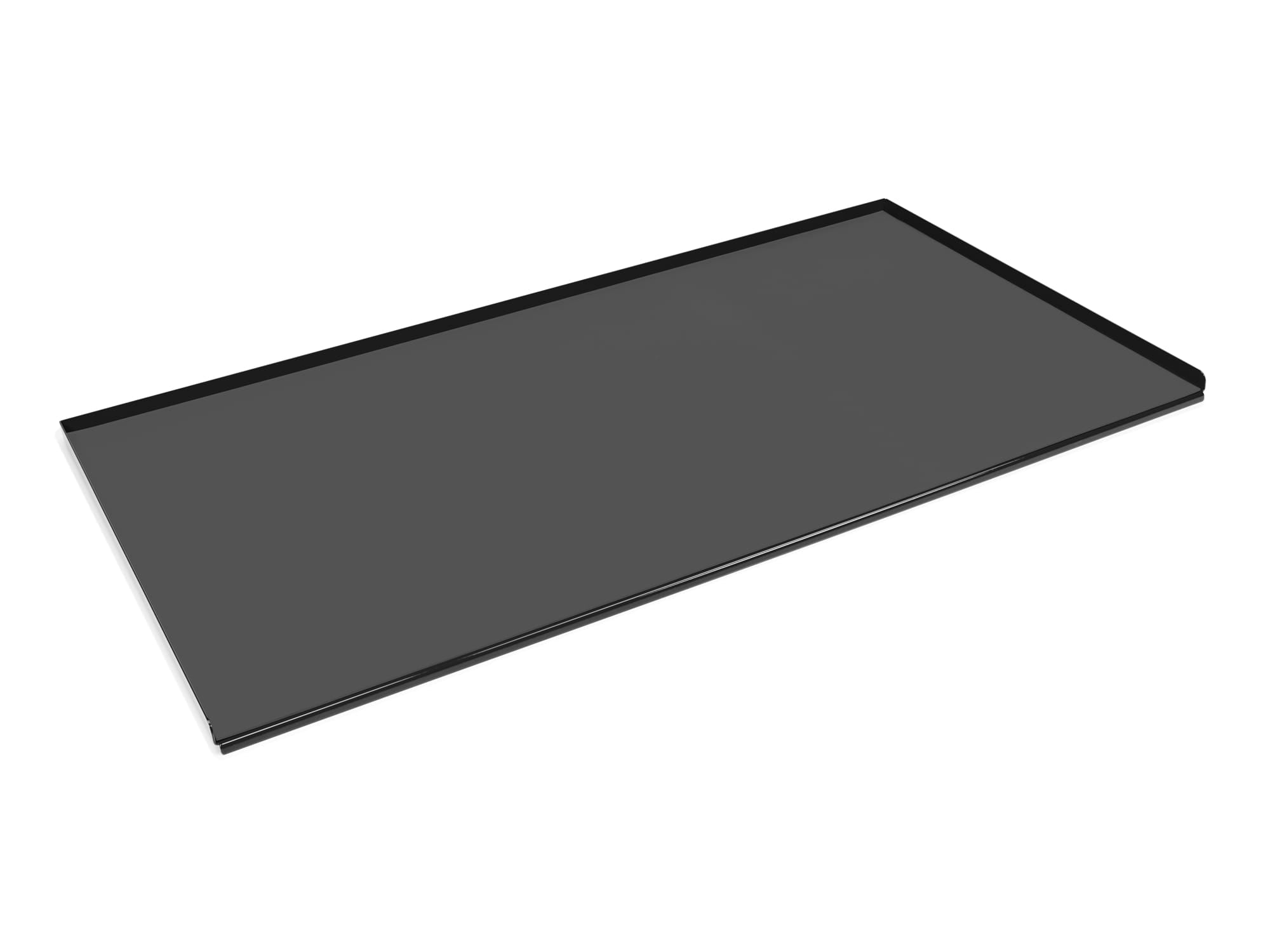 Black Painted Steel Top with Rubber Mat (48 W x 27 D in.)
