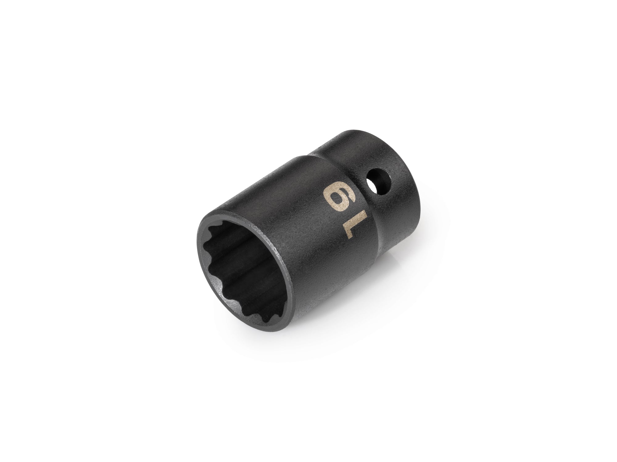1/2 Inch Drive x 19 mm Shallow 12-Point Impact Socket
