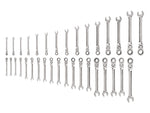 Flex Head 12-Point Ratcheting Combination Wrench Set, 34-Piece (1/4-1 in., 6-24 mm)