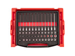 3/8 Inch Drive Standard and Long Bit Socket Set with Open Top Drawer and Rack (48-Piece)