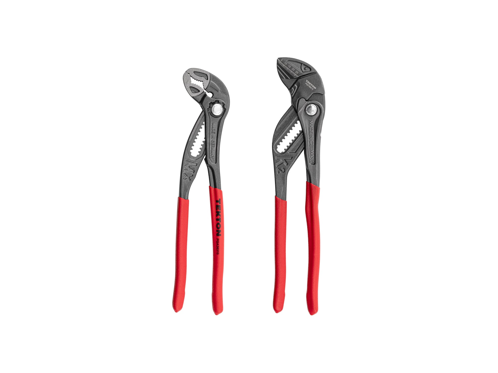 Pliers Set, 2-Piece (Pliers Wrench, Angle Nose Push Button Adjustable)