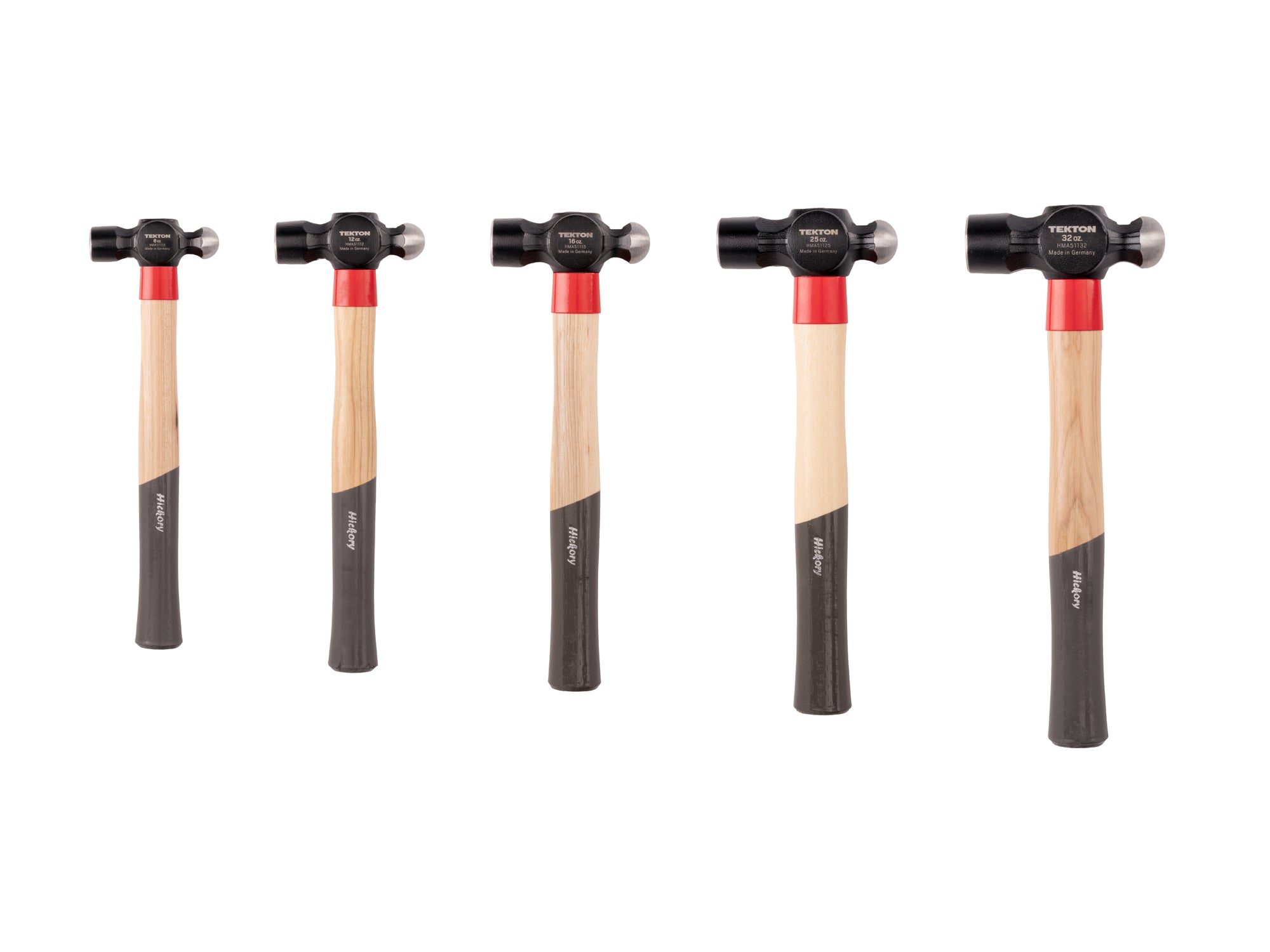 Ball Peen Hammer Set, 5-Piece (8, 12, 16, 25, 32 oz.)