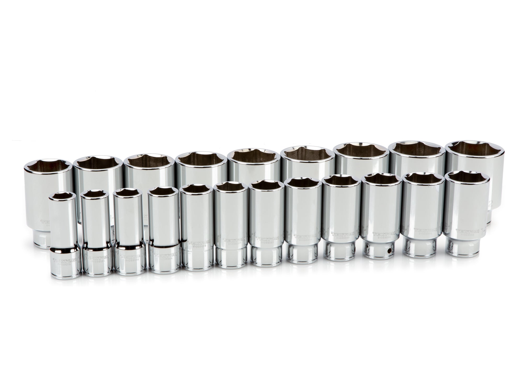 3/4 Inch Drive Deep 6-Point Socket Set, 21-Piece (3/4 - 2 in.)