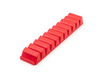10-Tool Modular Driver Organizer Set (Red)