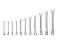 Flex Head 12-Point Ratcheting Combination Wrench Set, 11-Piece (1/4-3/4 in.)