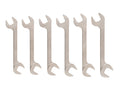 Angle Head Open End Wrench Set, 6-Piece (33-38 mm)