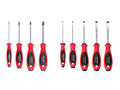 Phillips and Slotted Screwdriver Set - 4 Inch Shanks, 9-Piece (#0 - #3, 1/8 - 3/8 in.)