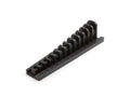 13-Tool 3/8 Inch Drive Crowfoot Wrench Organizer Rack, Black (5/16 - 1 in.)
