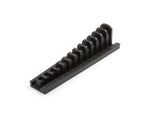 13-Tool 3/8 Inch Drive Crowfoot Wrench Organizer Rack, Black (5/16 - 1 in.)