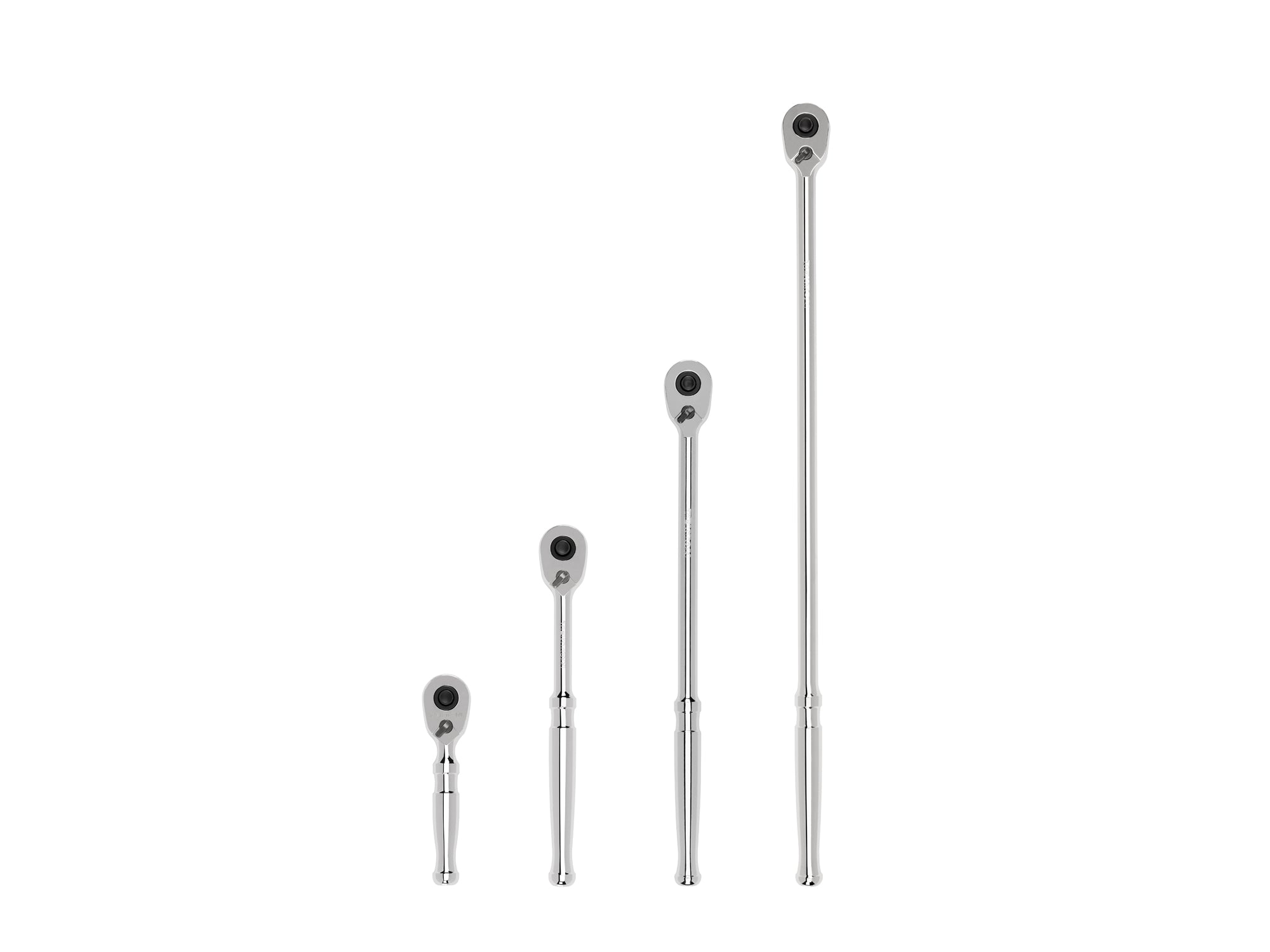 3/8 Inch Drive Quick-Release Ratchet Set, 4-Piece (4-1/2, 8, 12, 18 in.)