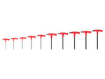 Flat End Hex T-Handle Key Set, 10-Piece (2 - 10 mm)