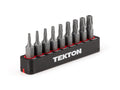 1/4 Inch Tamper Star Bit Set with Rail, 9-Piece (TR7 - TR30)