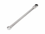 19 mm Long Fixed/Flex Head 12-Point Ratcheting Box End Wrench