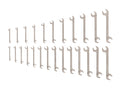 Angle Head Open End Wrench Set, 25-Piece (1/4-3/4 in., 6-19 mm)