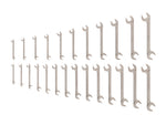 Angle Head Open End Wrench Set, 25-Piece (1/4-3/4 in., 6-19 mm)