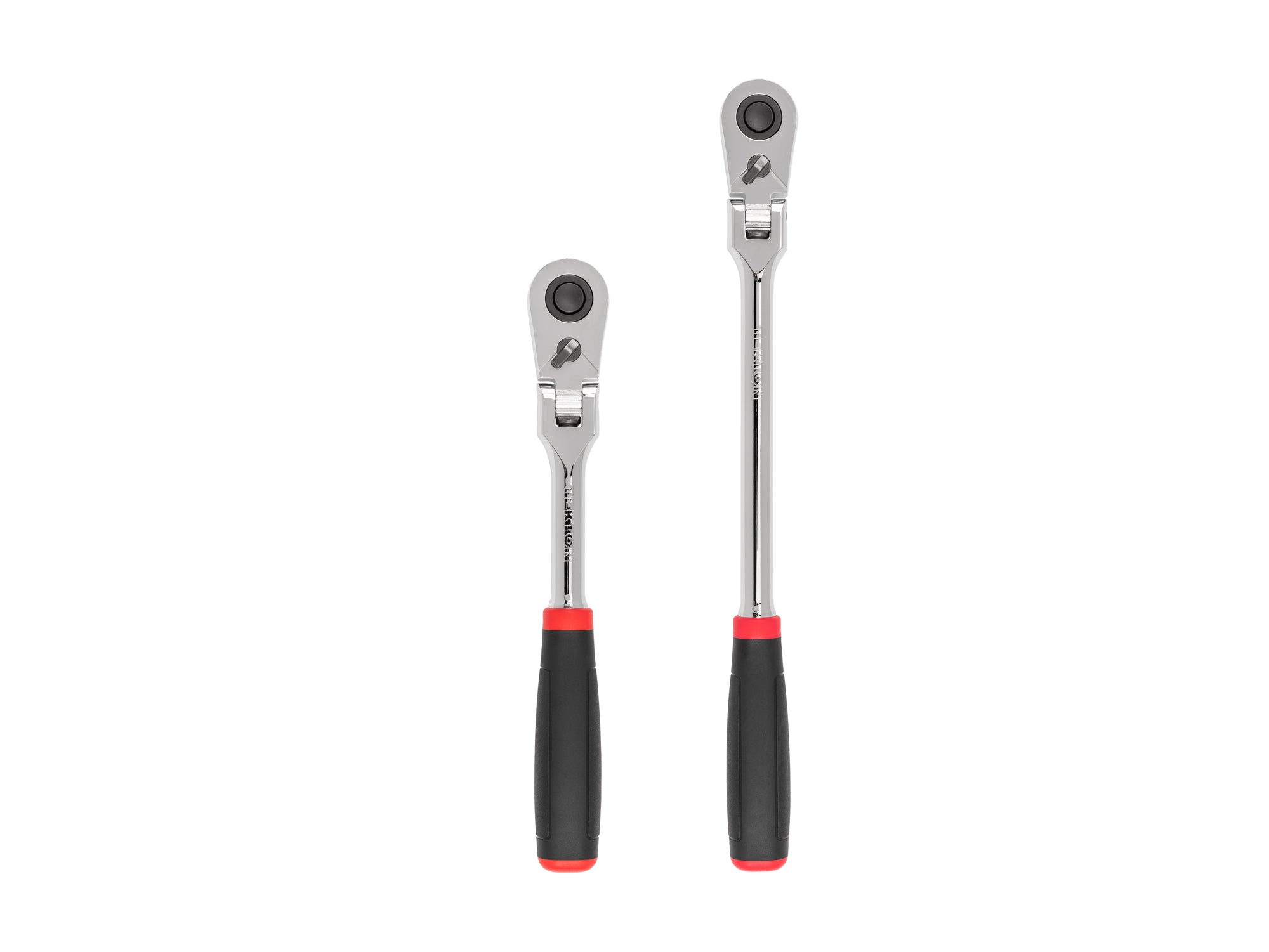 1/2 Inch Drive Flex Head Quick-Release Comfort Grip Ratchet Set, 2-Piece (10-1/2, 14 in.)