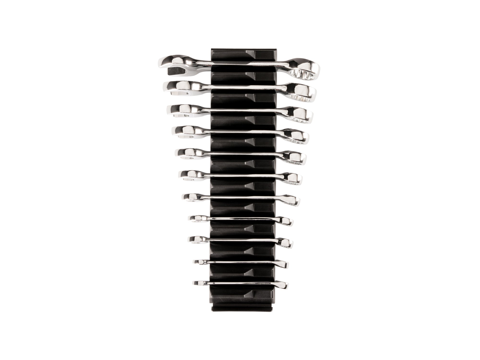 Stubby Combination Wrench Set with Modular Organizers, 11-Piece (1/4-3/4 in.)