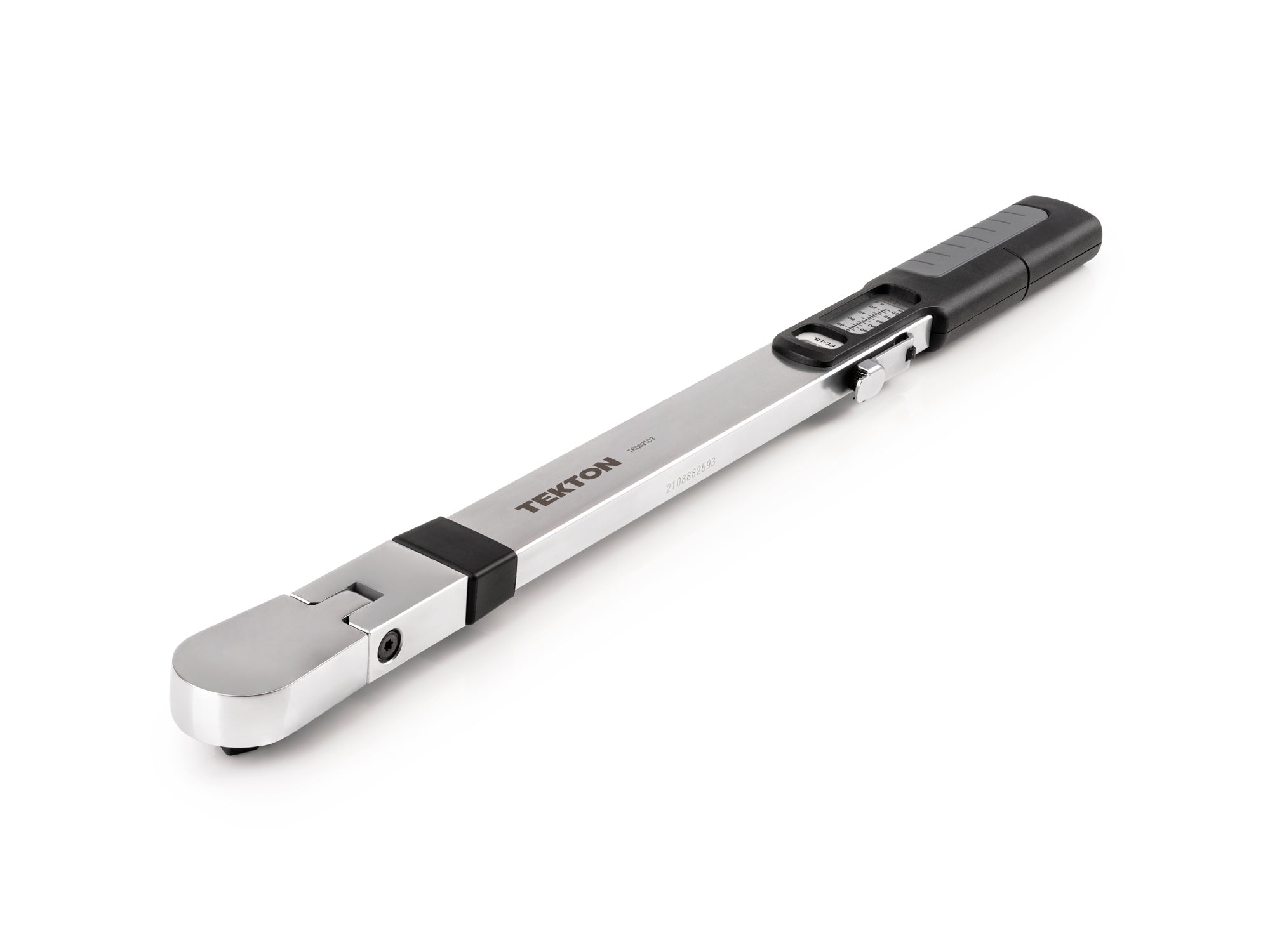 3/8 Inch Drive 72-Tooth Flex Head Split Beam Torque Wrench (20 - 100 ft-lb)