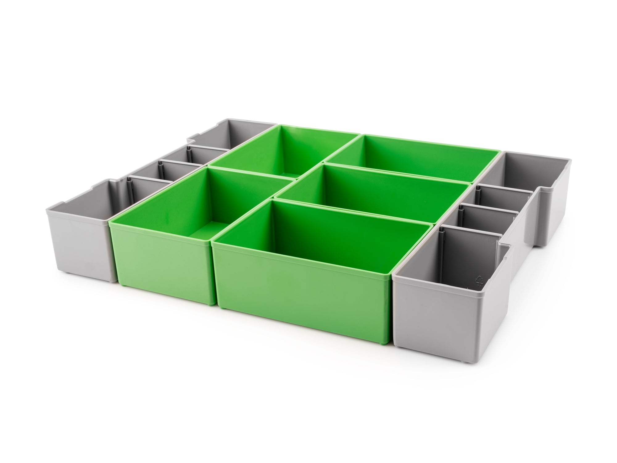 Organizer Bin Set for Shallow Stacking Tool Box, L-BOXX 1 (7-Piece)