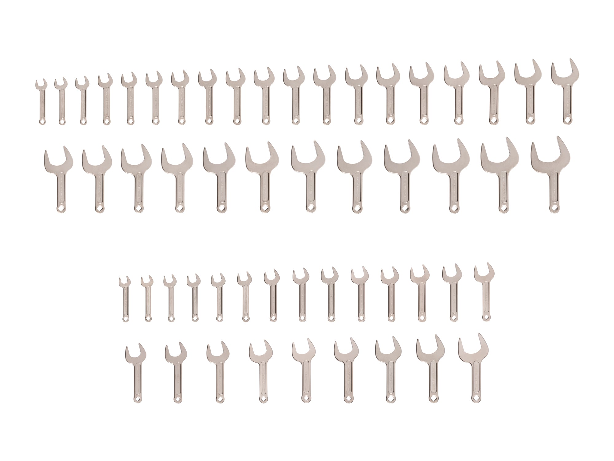 Service Wrench Set, 54-Piece (3/4 - 2-5/8 in., 19 - 38, 41, 46, 50 mm)
