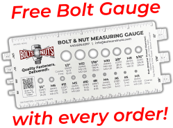 Free Bolt Guage with every order