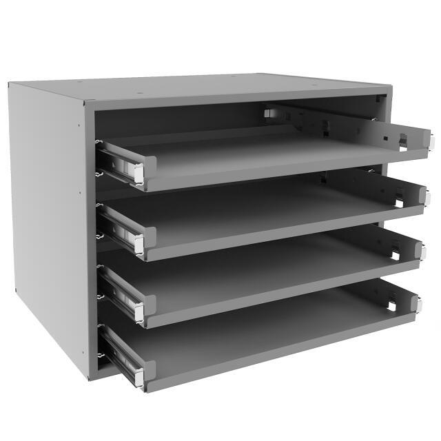 Bolts Nuts & Fasteners Storage  4 Slide Metal Storage Rack Cabinet