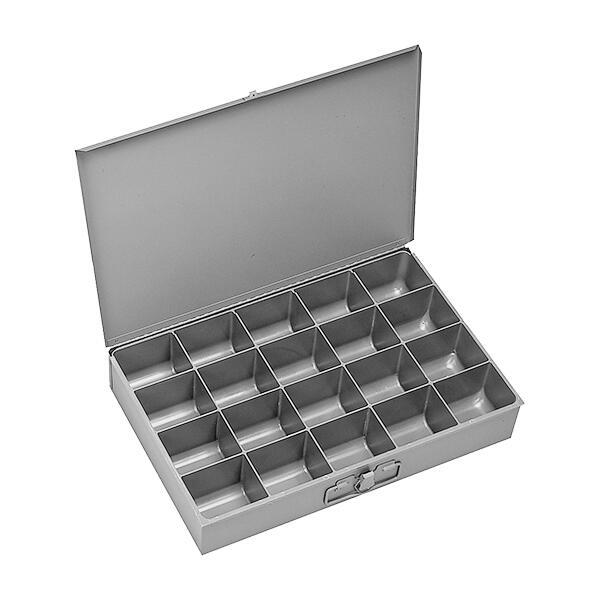 20 Hole Metal Locking Drawer Compartment Box