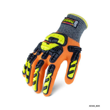 Impact Cotton Corded Waterproof Ironclad KONG Gloves (Large)